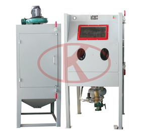 LMJ1010F environment friendly pressure feed sandblasting cabinet