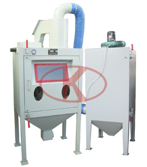 LS1010DF-A semiconductor silicon vortex suction type sandblasting cabinet