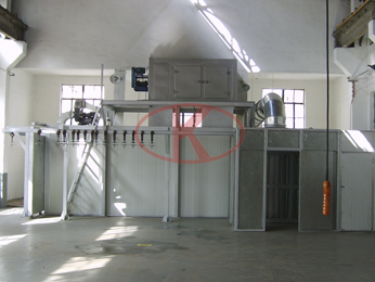 
Hydraulic equipment chain hanging conveyor type spray drying production line