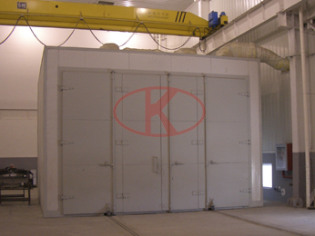 Large logistics transportation equipment drying room