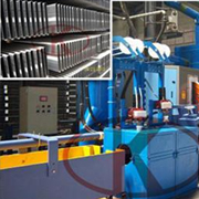 Power plant air conditioning online melting aluminum spray gunning pipe and flat products