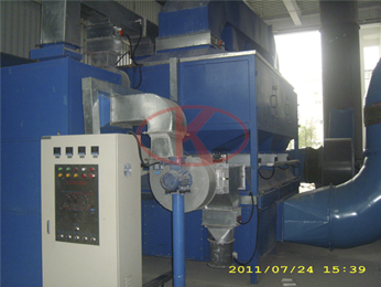 Paint spray booth catalytic combustion of organic compounds VOC adsorption-desorption apparatus