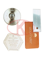 Wet film wheel and the wet film comb